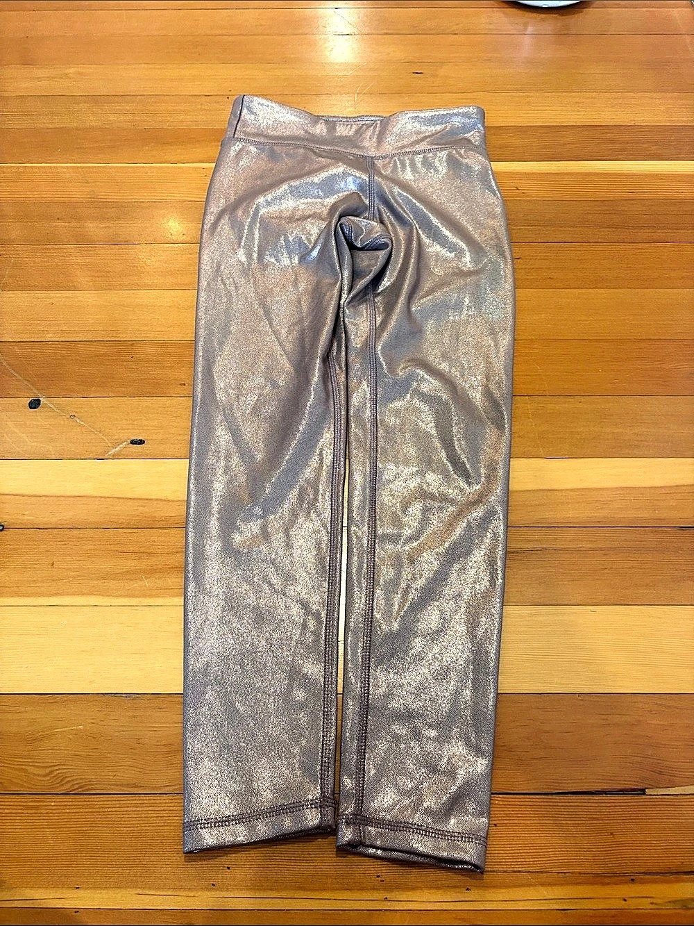 Gap kids Metallic Leggings in copper gold/Brown Size Medium Like New